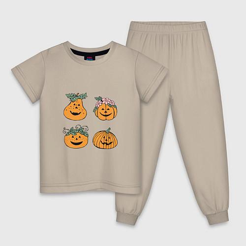 Детские пижамы на Хэллоуин
