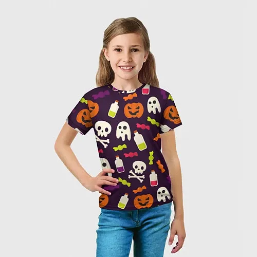 Детские 3D-футболки на Хэллоуин