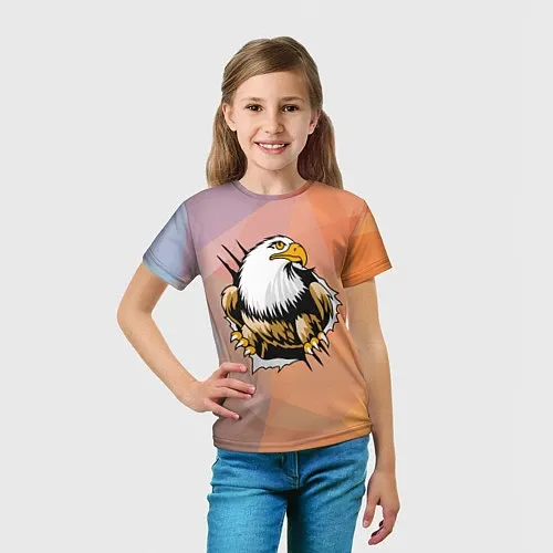 Детские 3D-футболки с ястребами