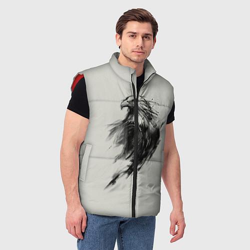 Мужские жилетки с ястребами