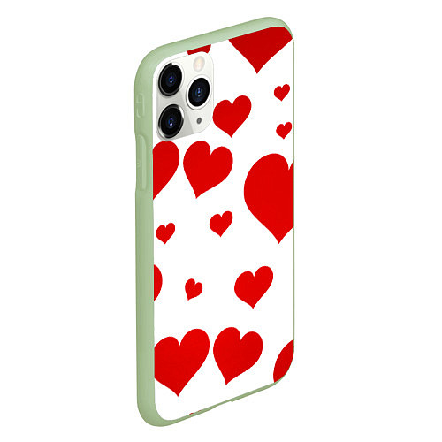Чехлы iPhone 11 series с сердцами