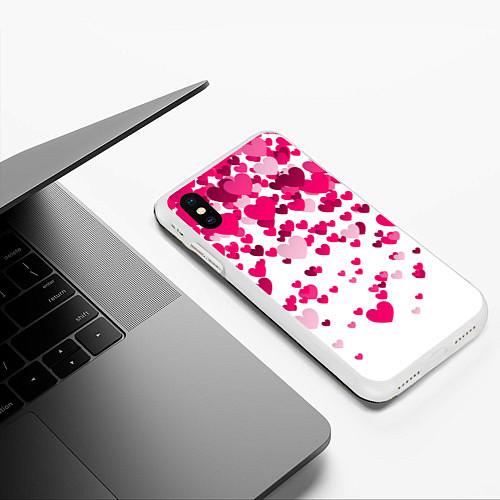 Чехлы для iPhone XS Max с сердцами