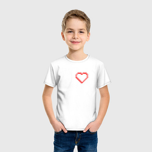 Детские футболки с сердцами