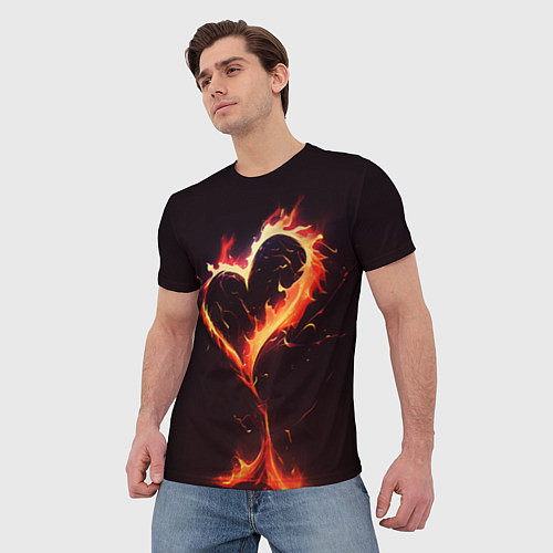 Мужские футболки с сердцами