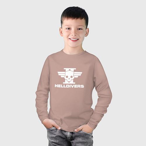 Детские футболки с рукавом Helldivers