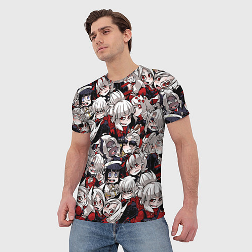 Мужские 3D-футболки Helltaker