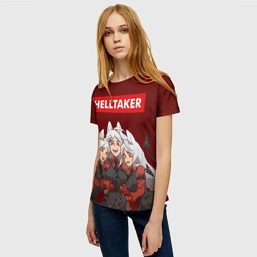 Женские 3D-футболки Helltaker