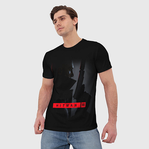 Мужские 3D-футболки Hitman
