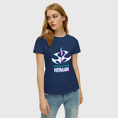 Женские хлопковые футболки Hitman