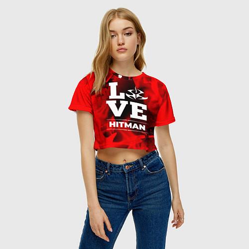 Женские укороченные футболки Hitman