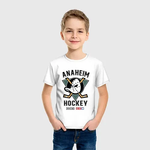 Хоккейные детские хлопковые футболки