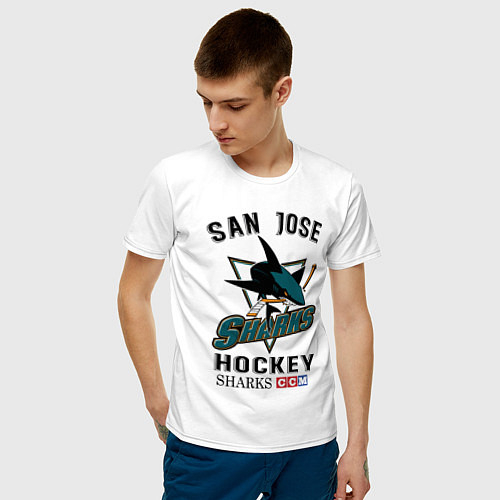 Хоккейные мужские хлопковые футболки