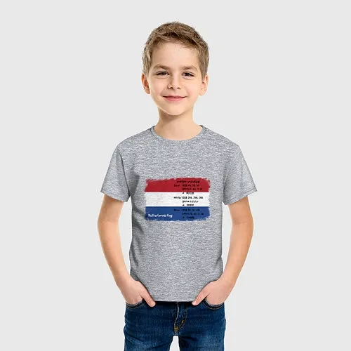 Голландские детские хлопковые футболки
