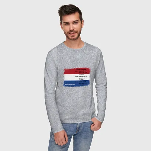 Голландские мужские футболки с рукавом
