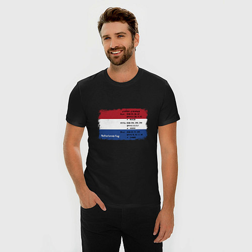 Голландские мужские приталенные футболки