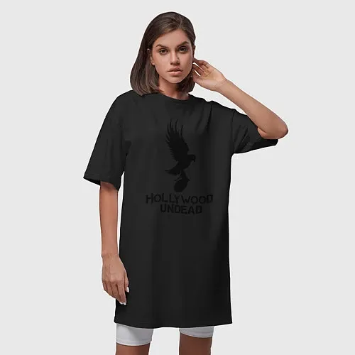Женские длинные футболки Hollywood Undead