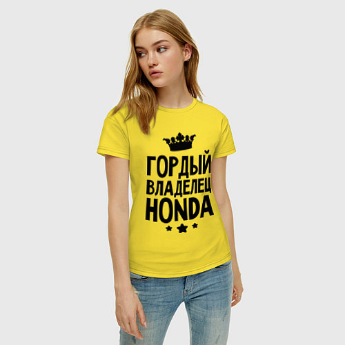 Женские хлопковые футболки Хонда