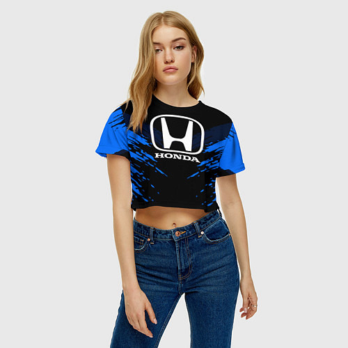 Женские укороченные футболки Хонда