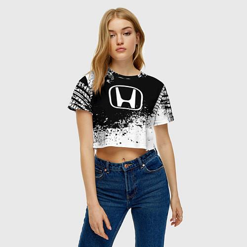 Женские укороченные футболки Хонда