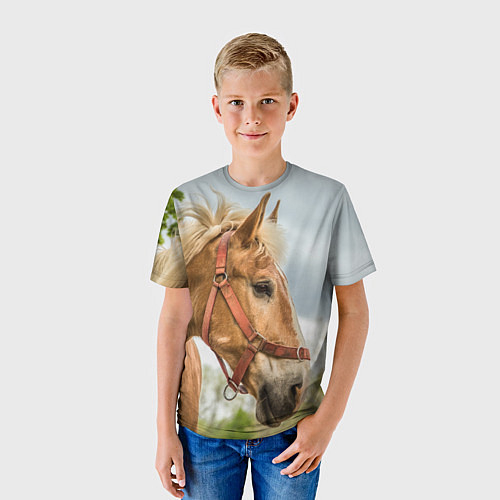 Детские 3D-футболки с лошадьми
