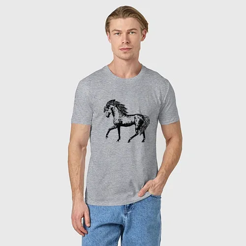 Мужские футболки с лошадьми