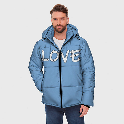 Мужские зимние куртки «Я люблю»