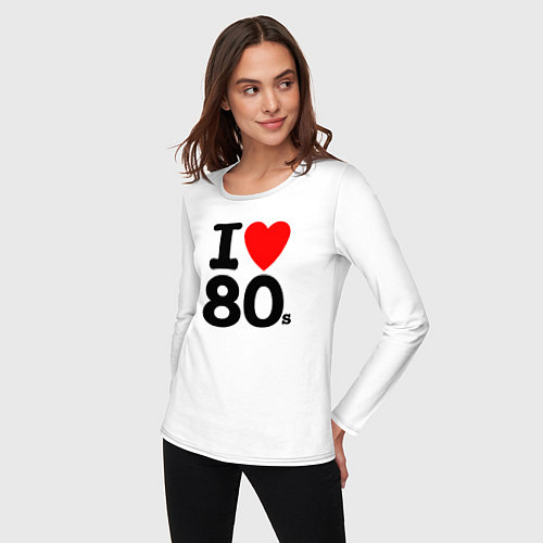 Женские футболки с рукавом «Я люблю»