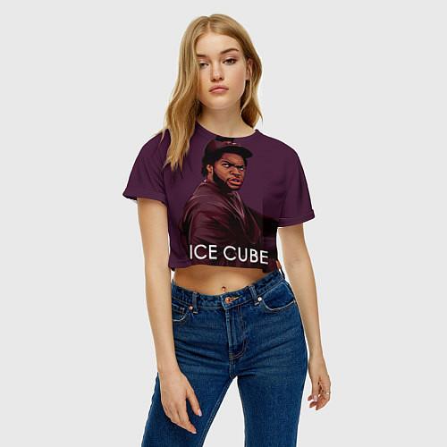 Женские укороченные футболки Ice Cube