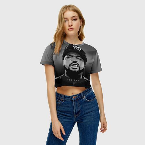 Женские укороченные футболки Ice Cube