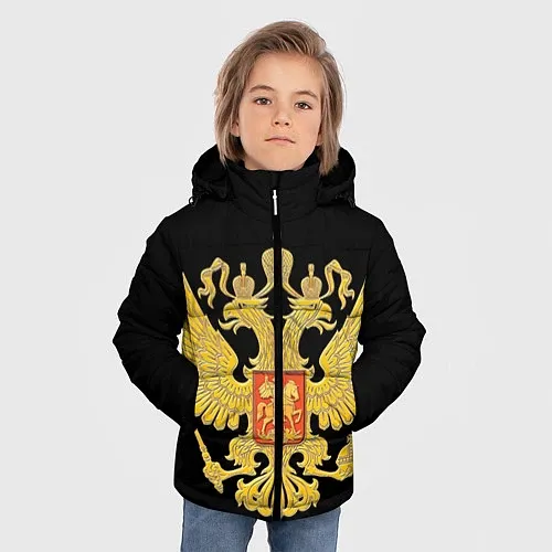 Народные детские куртки с капюшоном «Я Русский»