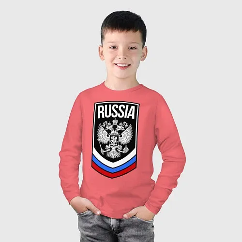 Детские народные лонгсливы «Я Русский»