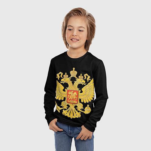Народные детские футболки с рукавом «Я Русский»
