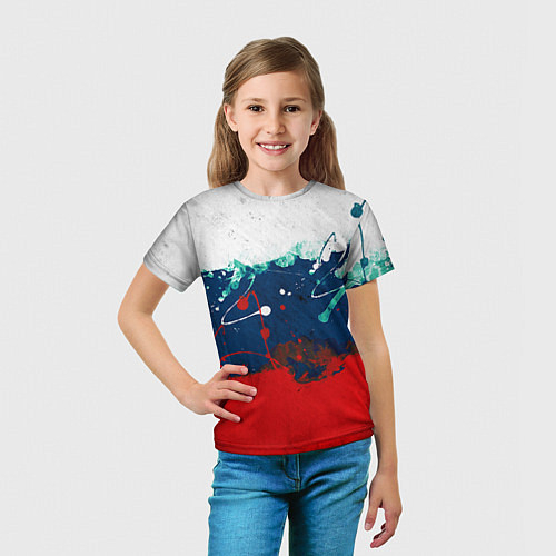 Народные детские 3d-футболки «Я Русский»