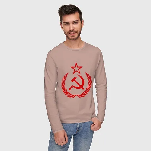 Народные мужские футболки с рукавом «Я Русский»
