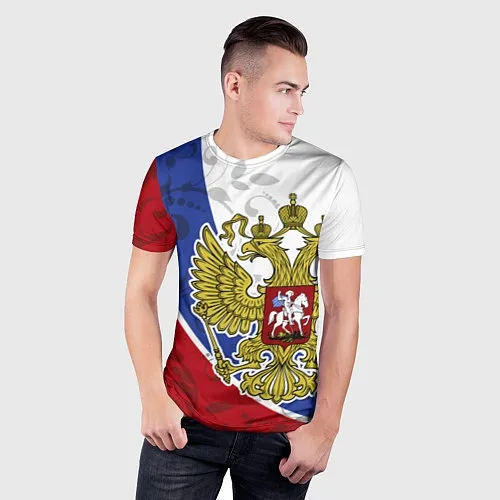 Народные мужские футболки «Я Русский»