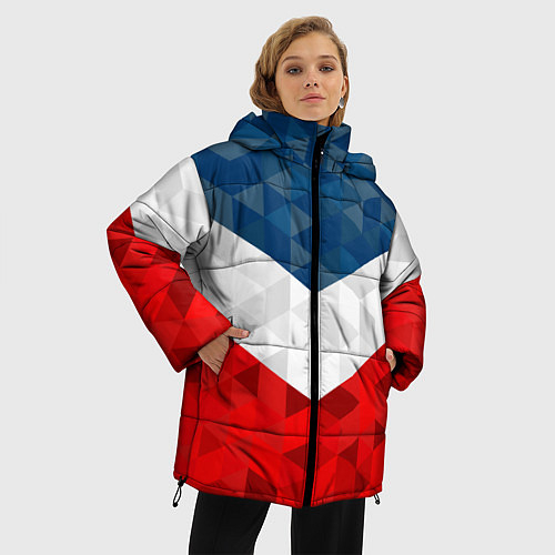 Народные женские куртки с капюшоном «Я Русский»