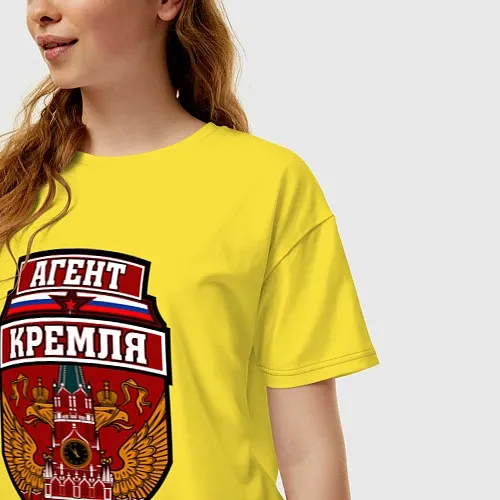 Женские народные футболки оверсайз «Я Русский»