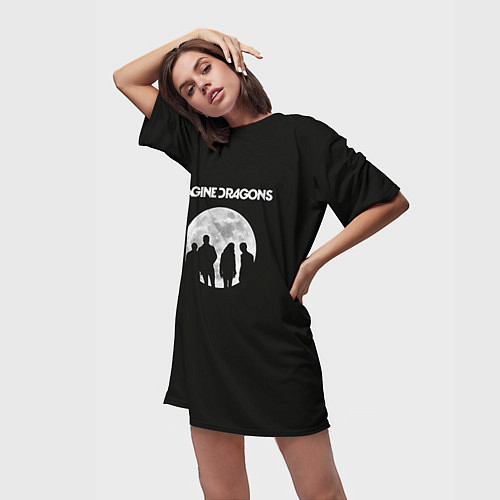 Женские длинные футболки Imagine Dragons