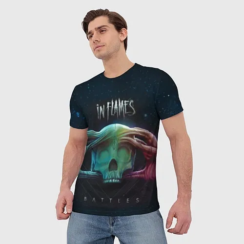 Мужские 3D-футболки In Flames