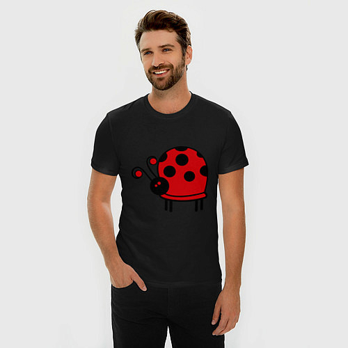 Мужские приталенные футболки с насекомыми