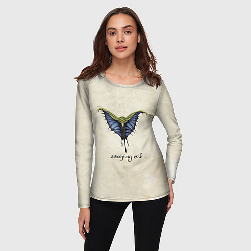 Женские футболки с рукавом с насекомыми