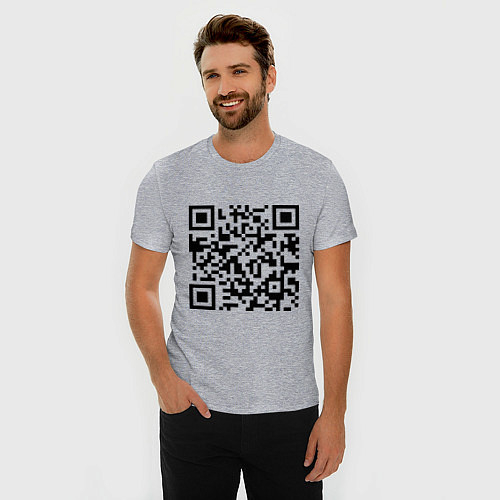 Мужские приталенные футболки с интернет-приколами