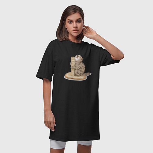 Женские длинные футболки с интернет-приколами