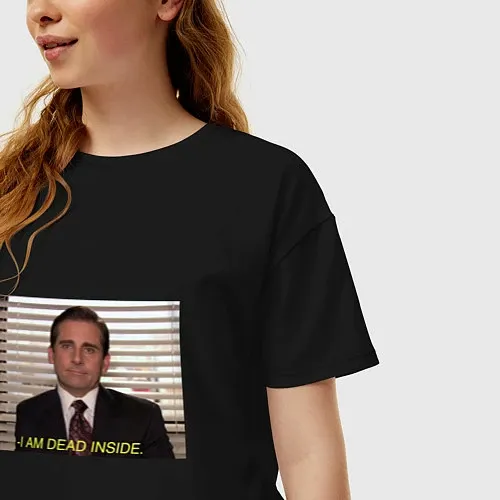 Женские футболки оверсайз с интернет-приколами