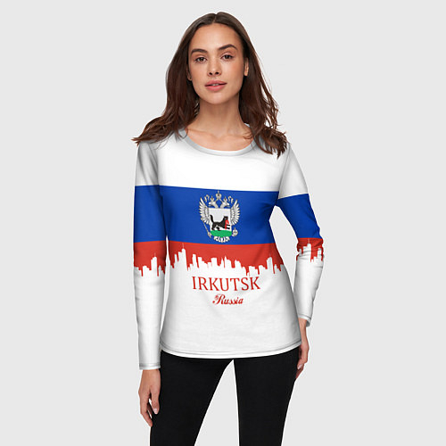 Женские футболки с рукавом Иркутской области