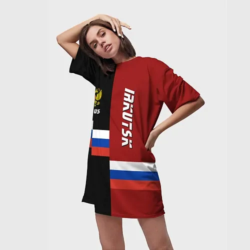 Женские длинные футболки Иркутской области