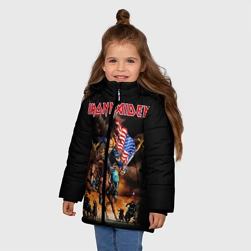 Детские куртки с капюшоном Iron Maiden