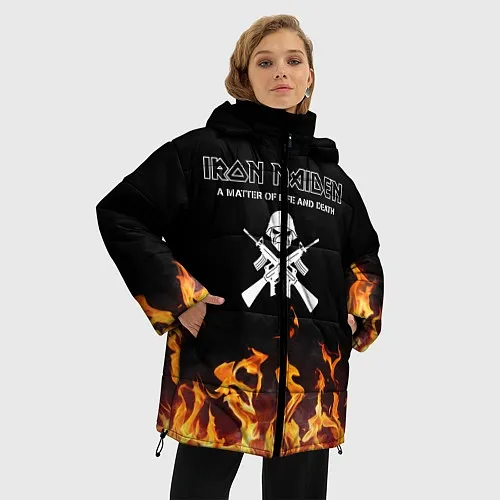 Женские куртки с капюшоном Iron Maiden