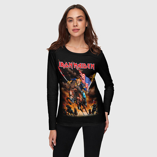 Женские футболки с рукавом Iron Maiden