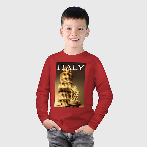 Итальянские детские футболки с рукавом